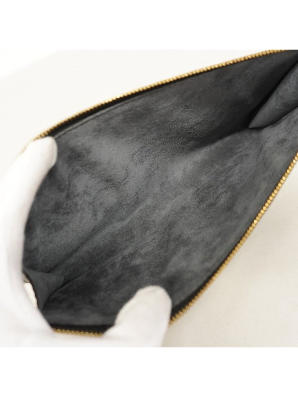 Louis Vuitton Pouch Epi Pochette Noir - Picture 4 of 7